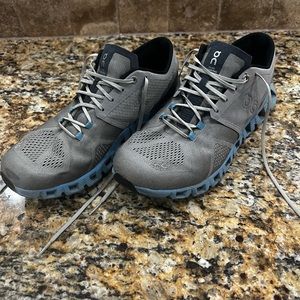 On Running cloud X - alloy/niagara - Size 9